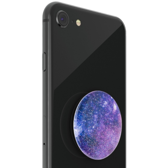 NWT PopSockets - PopGrip Premium Cell Phone Grip and Stand - 💜Glitter Nebula💜 - Picture 6 of 12